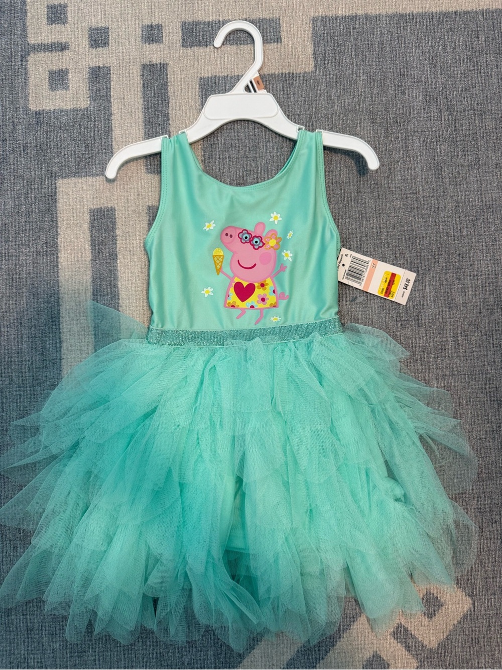 Hasbro Teal Peppa Pig Tulle Dance Costume